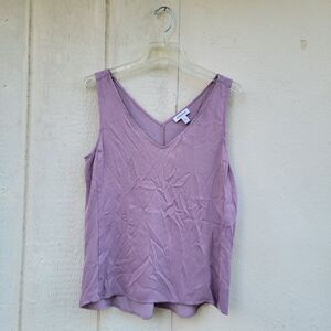 Nordstrom Scoop Neck Tank Lavender Sz S New With Tags Base Layer Office Wear